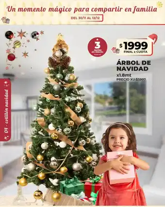 Supermayorista Vital Árbol de navidad oferta