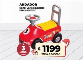 Supermayorista Vital Andador rondi varios modelos oferta