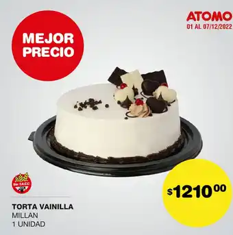 Atomo Conviene Torta Vainilla oferta