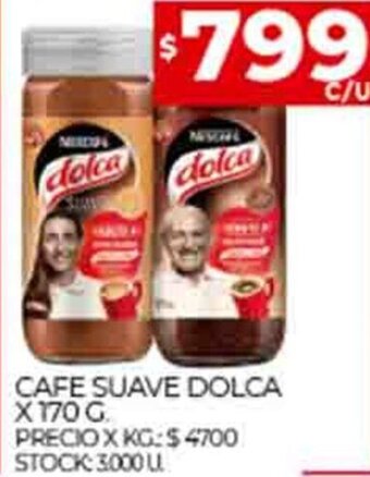 Supermercados DIA Cafe Suave Dolca x 170g oferta
