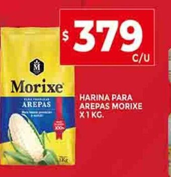 Supermercados DIA Harina Para Arepas Morixe x 1kg oferta