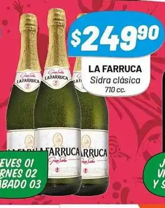 Almacor La farruca sidra clásica 710 cc oferta