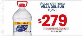 Cooperativa Obrera Agua de mesa villa del sur oferta
