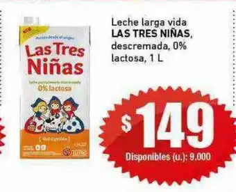 Cooperativa Obrera Leche larga vida las tres niñas descremada 0% lactosa oferta