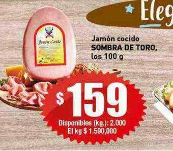 Cooperativa Obrera Jamón cocido sombra de toro oferta