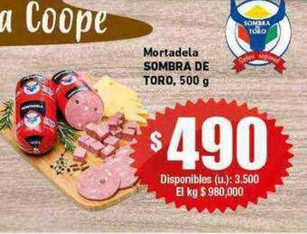 Cooperativa Obrera Mortadela sombra de toro oferta