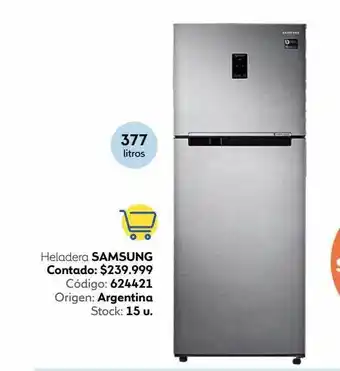 Coppel Heladera samsung oferta