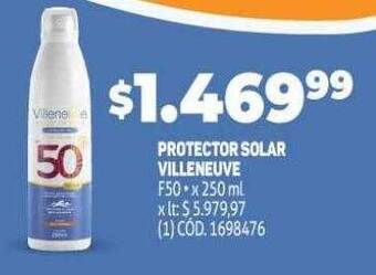 Makro Protector solar villeneuve oferta