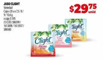 Makro Jugo clight vairedad oferta