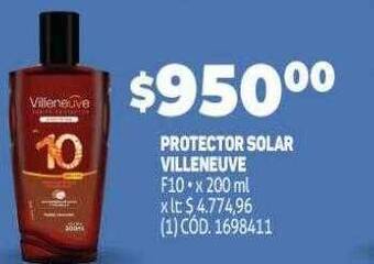 Makro Protector solar villeneuve oferta