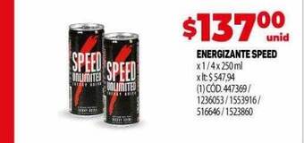 Makro Energizante speed oferta