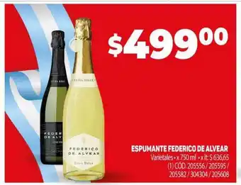 Makro Espumante federico de alvear oferta