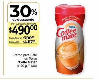 La Anonima Crema para café en polvo oferta