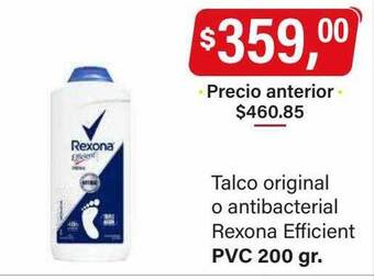 Supermercados Damesco Talco original o antibacterial rexona efficient oferta