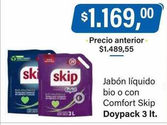 Supermercados Damesco Jabón líquido bio o con comfort skip oferta