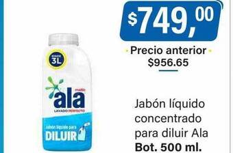 Supermercados Damesco Jabón liquido concentrado para diluir ala oferta