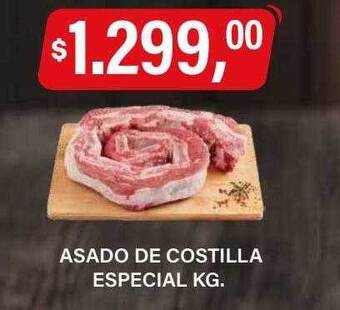 Supermercados Damesco Asado de costilla especial kg oferta