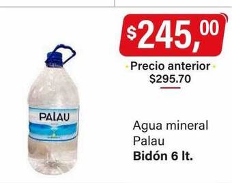 Supermercados Damesco Agua mineral palau oferta