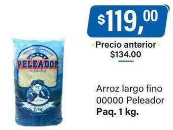 Supermercados Damesco Arroz largo fino peleador oferta