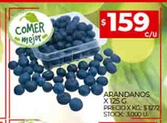 Supermercados DIA Arandanos x 125g oferta