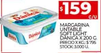 Supermercados DIA Margarina Untable Soft Light Danica x 200g oferta