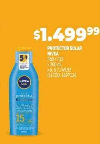 Makro Protector solar nivea oferta