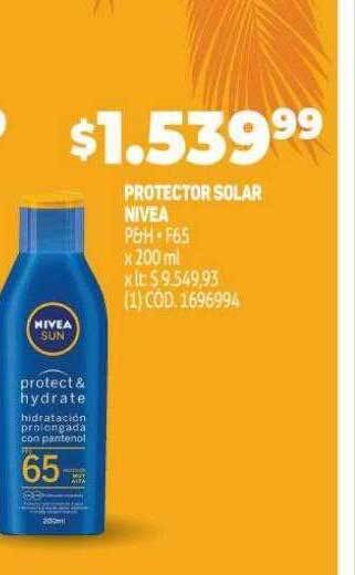 Makro Protector solar nivea oferta