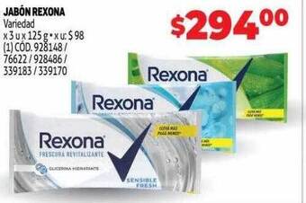 Makro Jabón rexona oferta