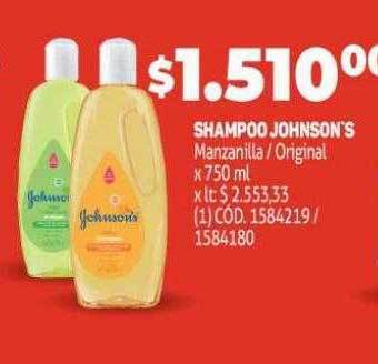 Makro Shampoo johnson's oferta