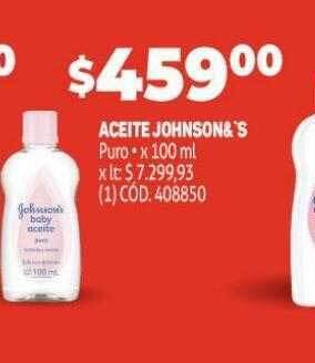 Makro Aceite johnson's oferta