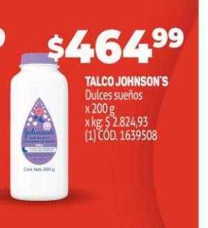 Makro Talco johnson's oferta