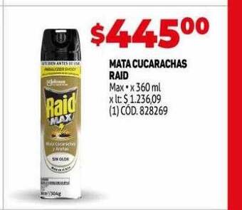 Makro Mata cucarachas raid oferta