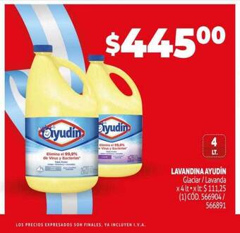 Makro Lavandina ayudín oferta
