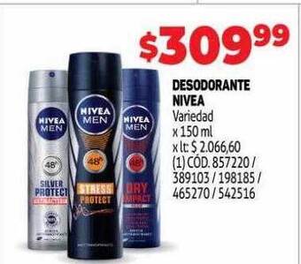 Makro Desodorante nivea oferta