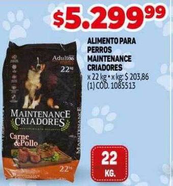 Makro Alimento para perros maintenance criadores oferta