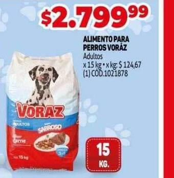 Makro Alimento para perros vorãz oferta