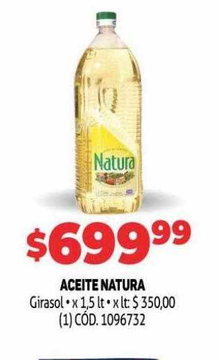 Makro Aceite natura oferta