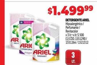 Makro Detergente ariel oferta