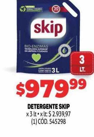 Makro Detergente skip oferta