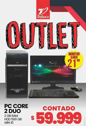 Makro Pc core 2 duo oferta