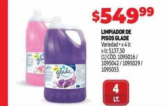Makro Limpiador de pisos glade oferta