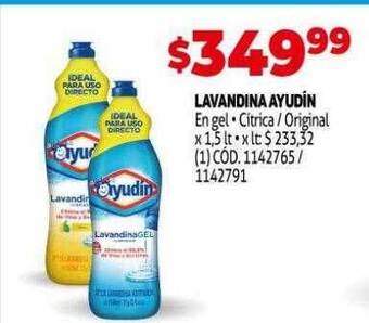 Makro Lavandina ayudín oferta