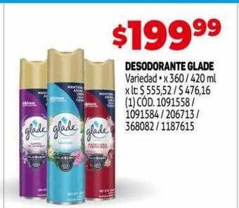 Makro Desodorante glade oferta
