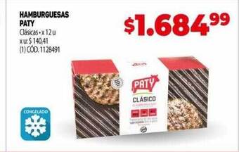 Makro Hamburguesas paty oferta