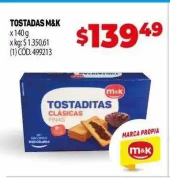 Makro Tostadas m&k oferta