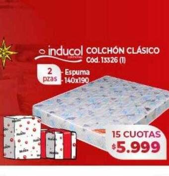 Naldo Lombardi Inducol colchón clásico oferta