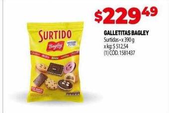 Makro Galletitas bagley oferta