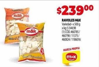 Makro Ravioles m&k oferta