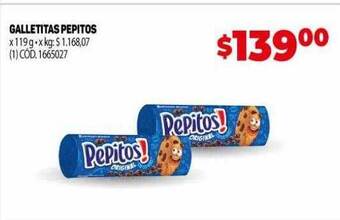 Makro Galletitas pepitos oferta