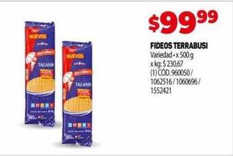 Makro Fideos terrabusi oferta